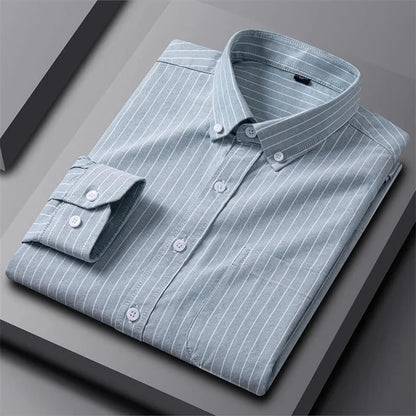 Robert | Green Multi-Stripe Shirt