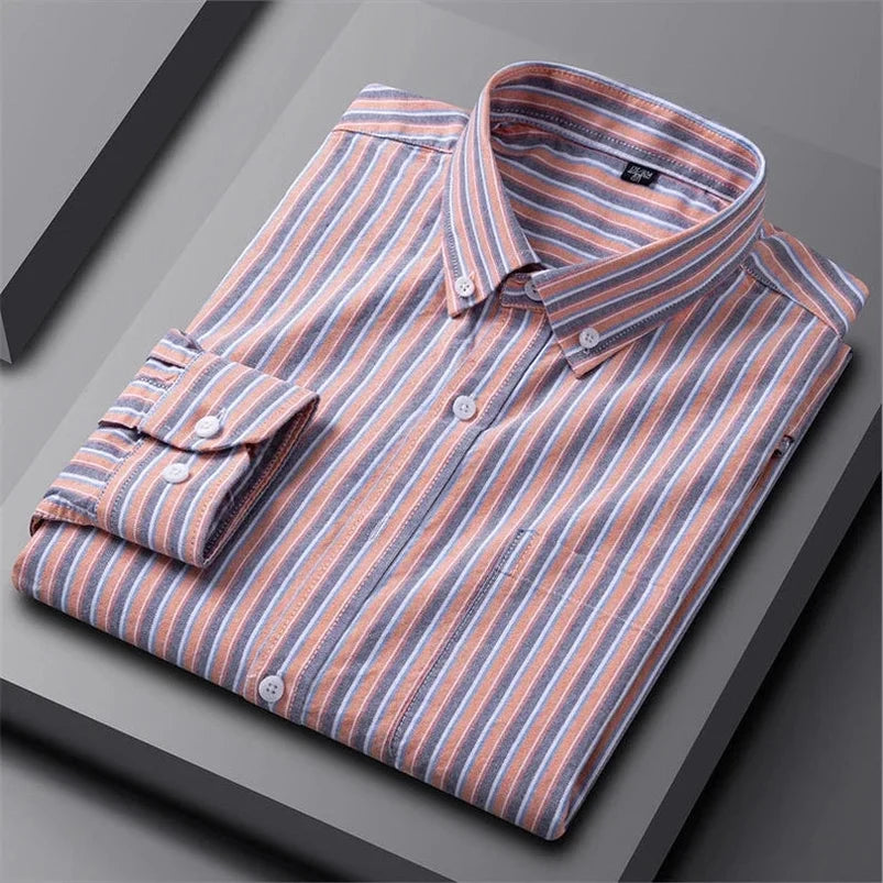 Robert | Green Multi-Stripe Shirt
