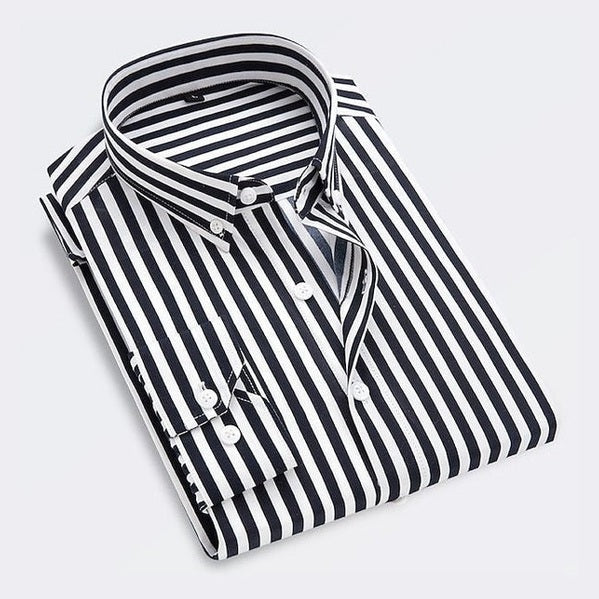 Joseph | Blue & White Striped Shirt