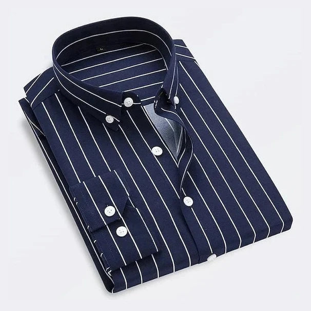 Joseph | Blue & White Striped Shirt