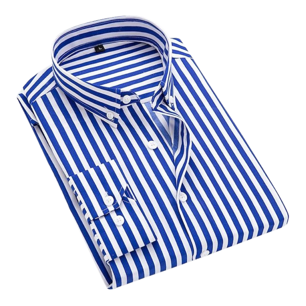 Joseph | Blue & White Striped Shirt