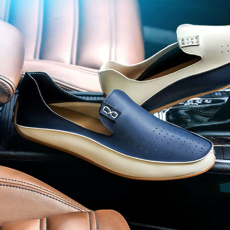 Jack | Two-Tone Driving Loafers