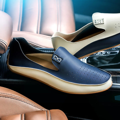 Jack | Two-Tone Driving Loafers