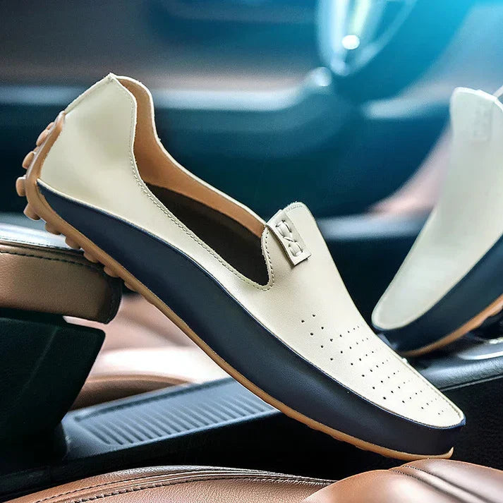 Jack | Two-Tone Driving Loafers