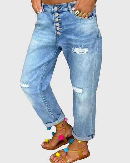 Joy | Relaxed Light-Wash Jeans