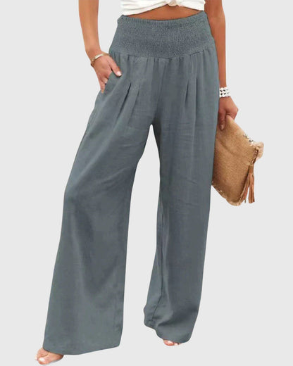 Julie | Black Relaxed Harem Trousers