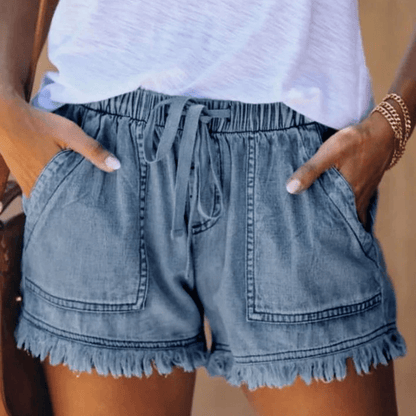 Karen | High-Waist Denim Shorts