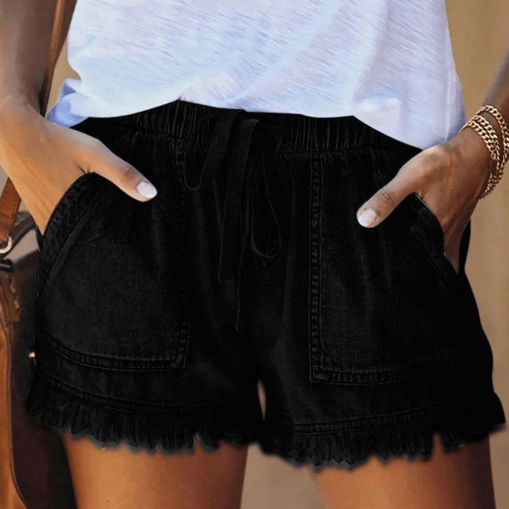 Karen | High-Waist Denim Shorts