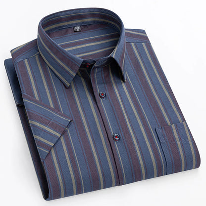 Simon | Short-Sleeve Striped Shirt