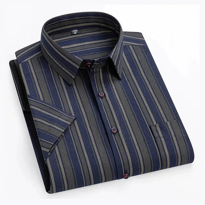 Simon | Short-Sleeve Striped Shirt