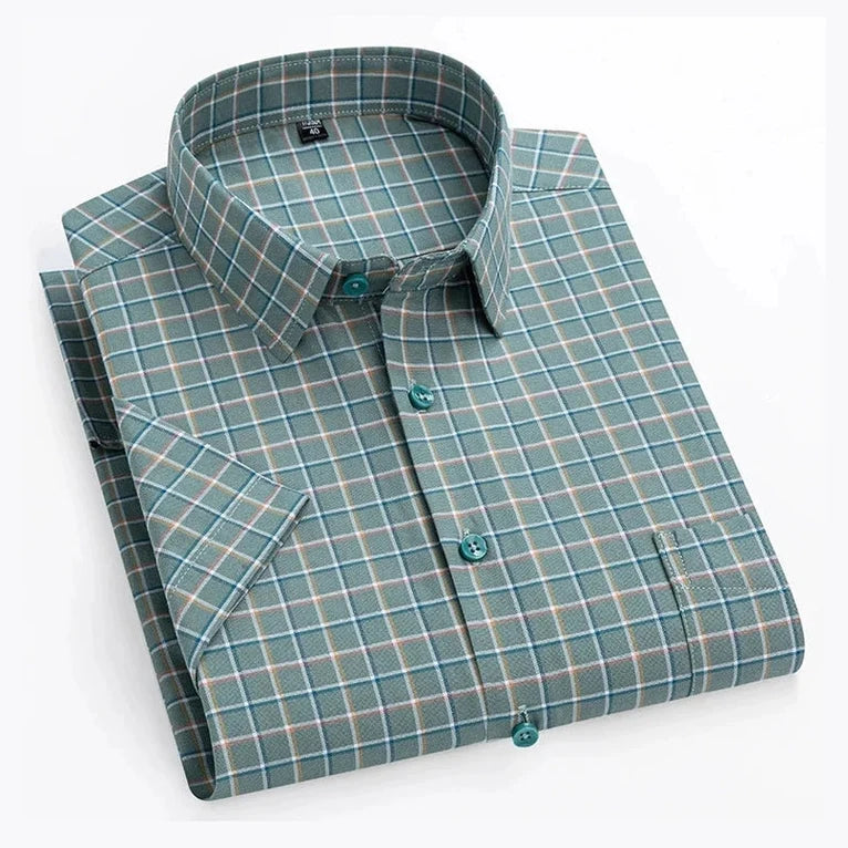 Simon | Short-Sleeve Striped Shirt