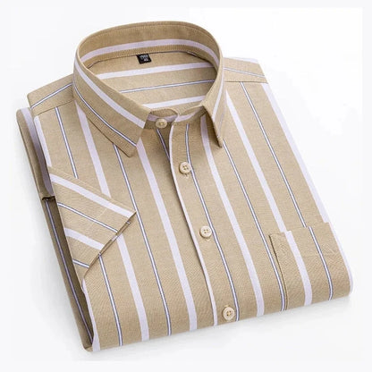 Simon | Short-Sleeve Striped Shirt