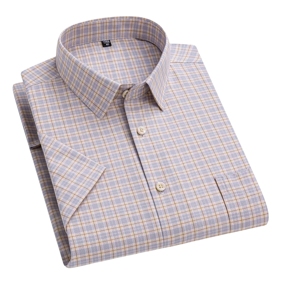 Simon | Short-Sleeve Striped Shirt