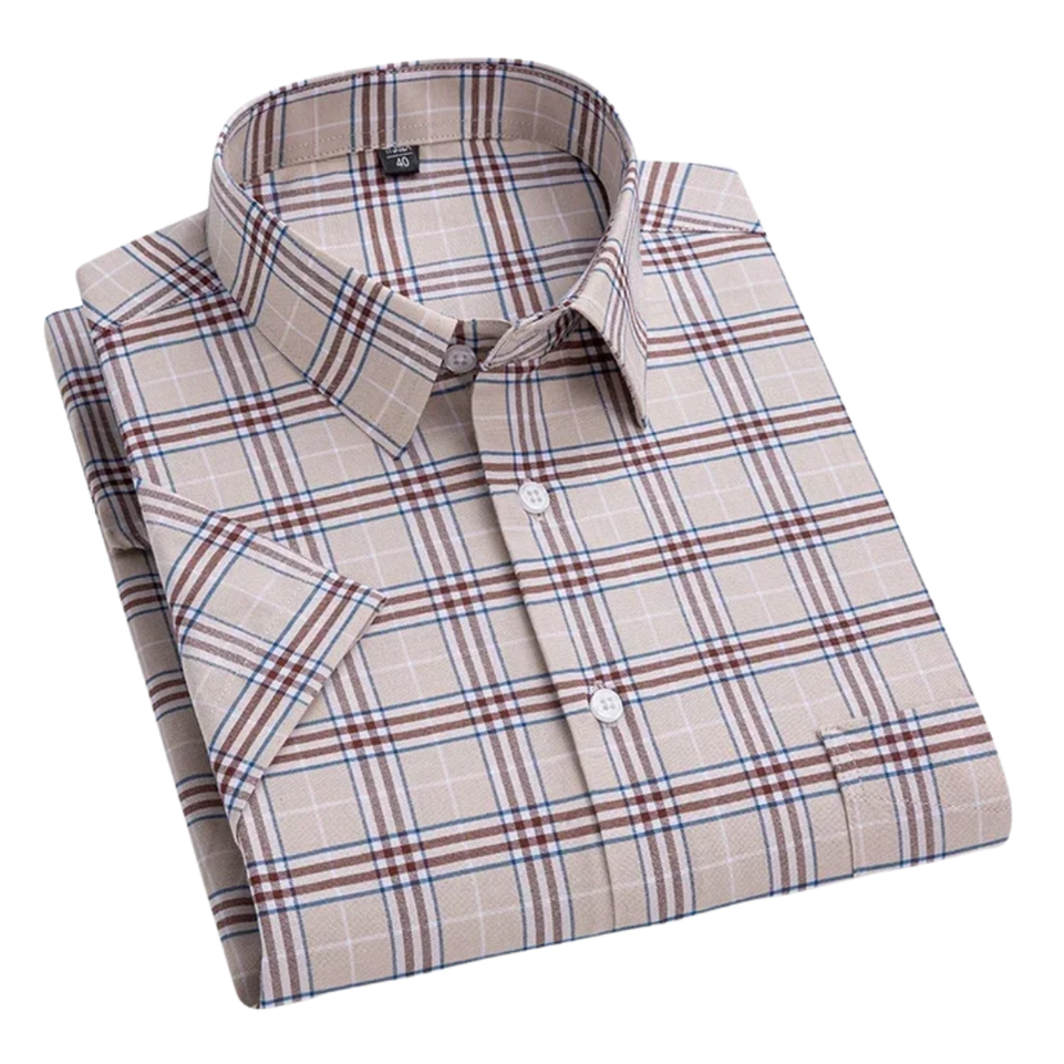 Simon | Short-Sleeve Striped Shirt