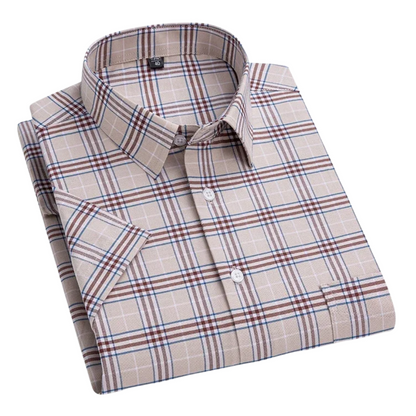 Simon | Short-Sleeve Striped Shirt