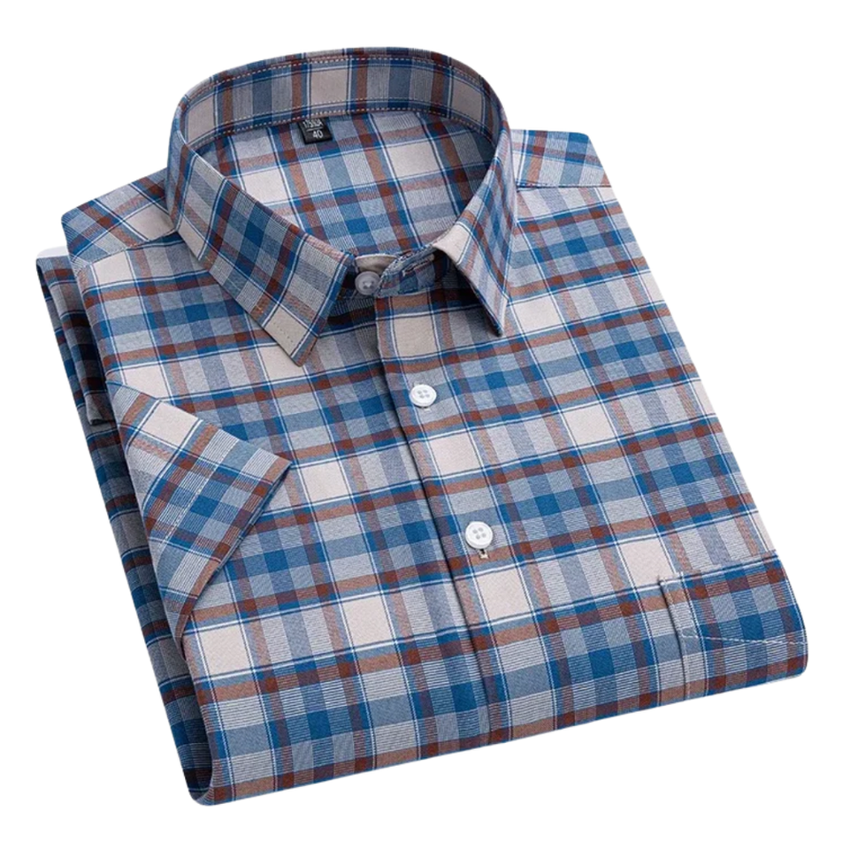 Simon | Short-Sleeve Striped Shirt