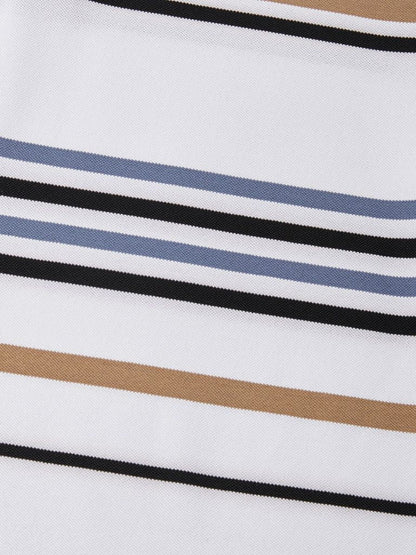 Kit | White Multi-Stripe Polo