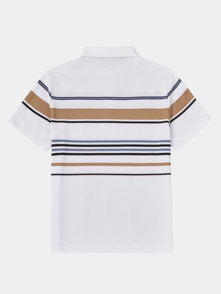 Kit | White Multi-Stripe Polo