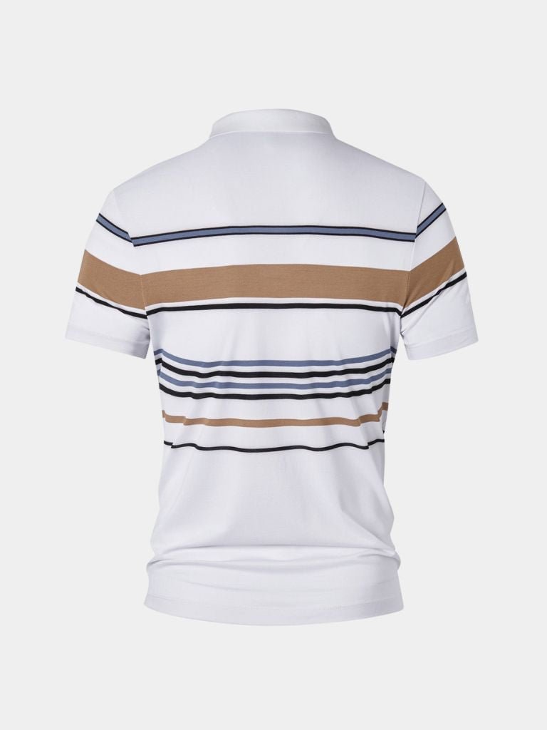 Kit | White Multi-Stripe Polo