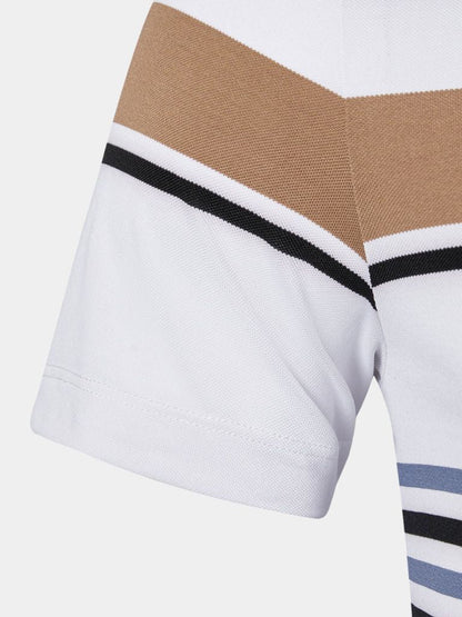 Kit | White Multi-Stripe Polo