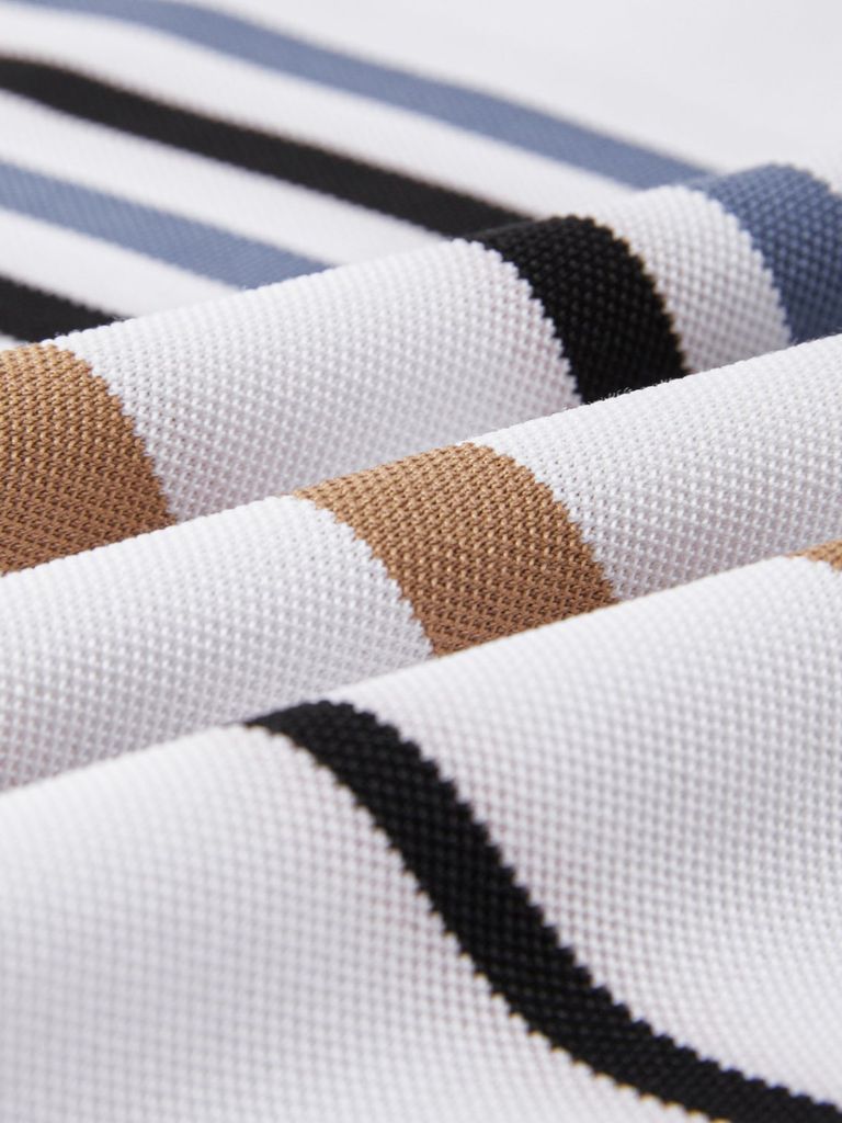 Kit | White Multi-Stripe Polo