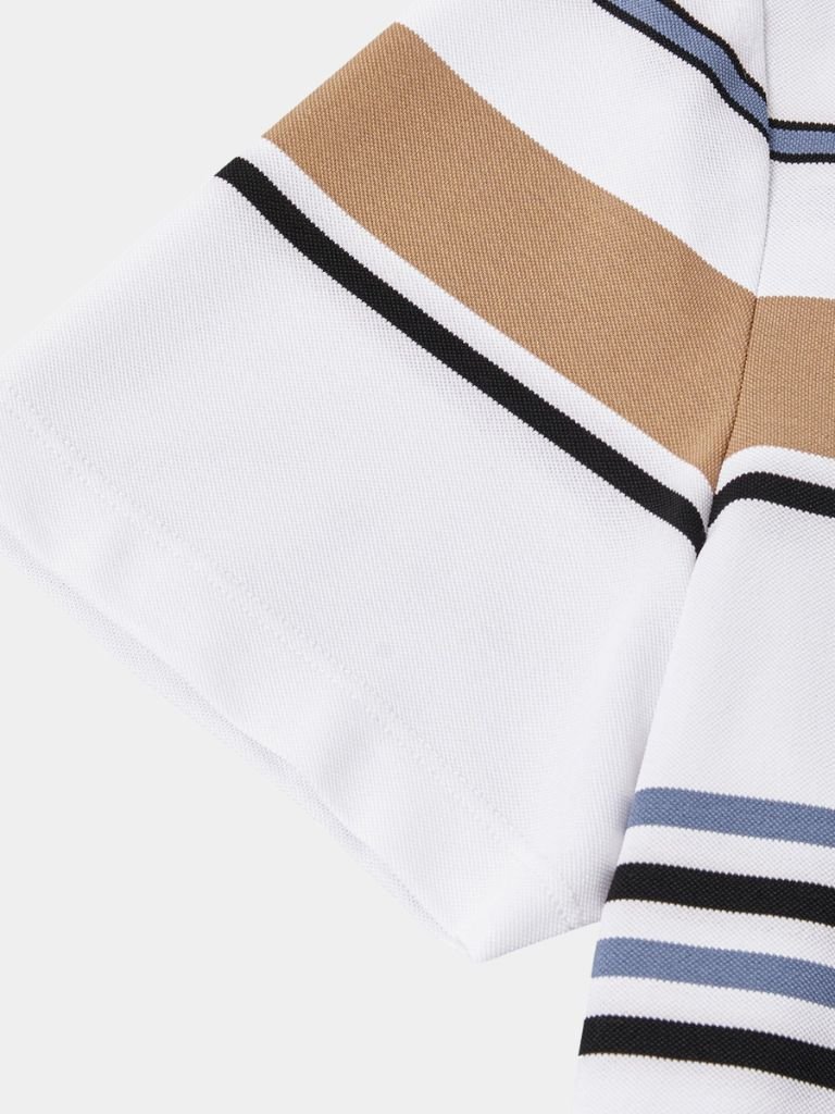Kit | White Multi-Stripe Polo