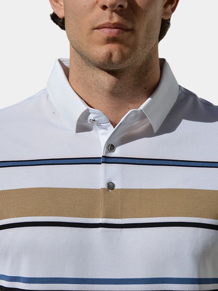 Kit | White Multi-Stripe Polo