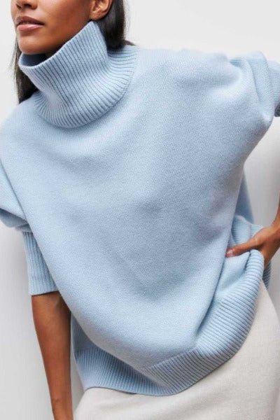 Karina | Orange Roll-Neck Jumper