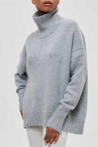 Karina | Orange Roll-Neck Jumper