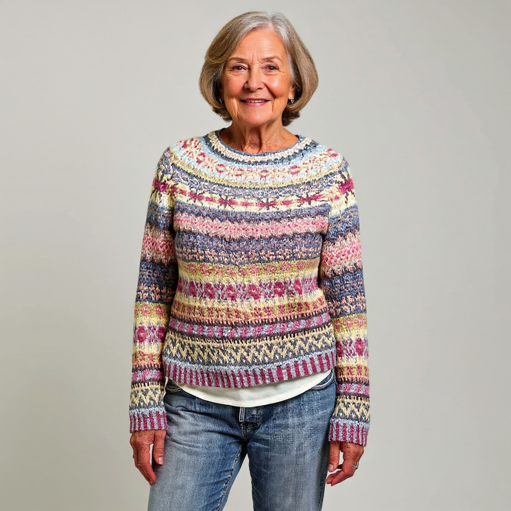 Keira | Multicolour Nordic Knit Jumper