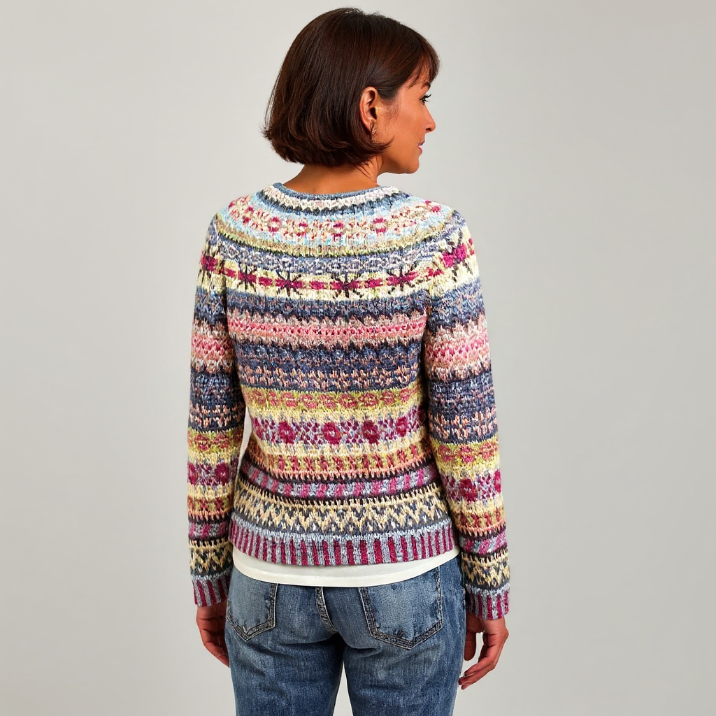 Keira | Multicolour Nordic Knit Jumper