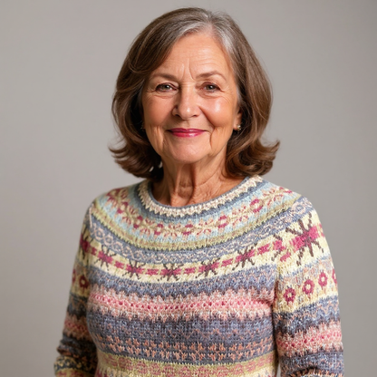 Keira | Multicolour Nordic Knit Jumper