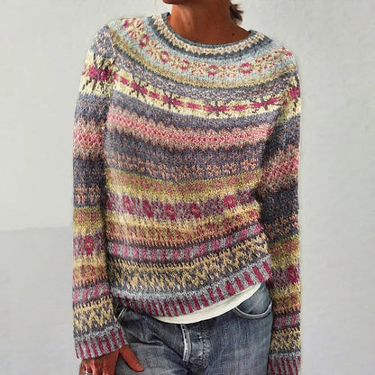 Keira | Multicolour Nordic Knit Jumper