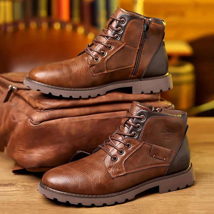 Kenneth | Brown Casual Lace-Up Boots