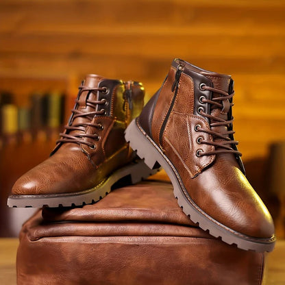 Kenneth | Brown Casual Lace-Up Boots