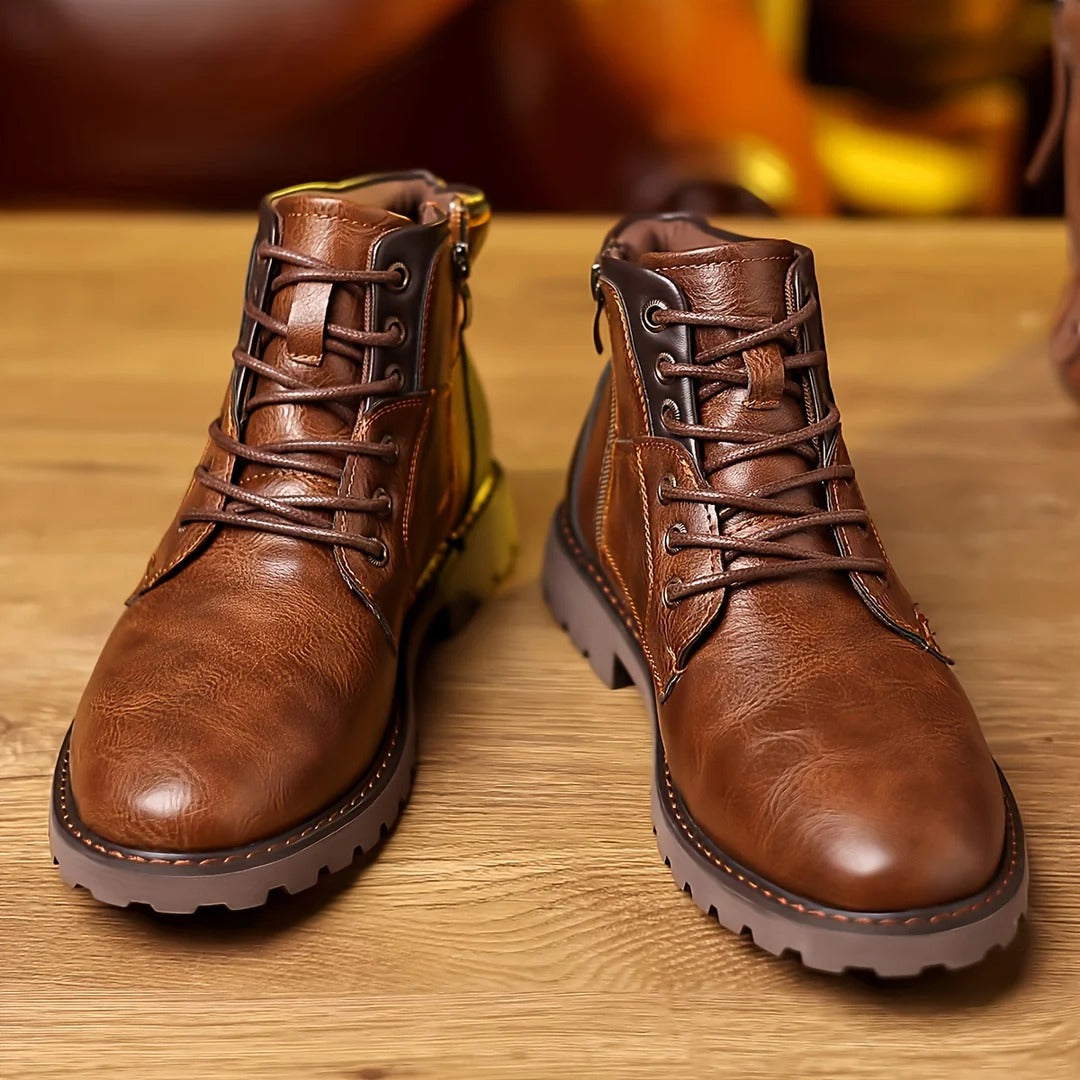 Kenneth | Brown Casual Lace-Up Boots