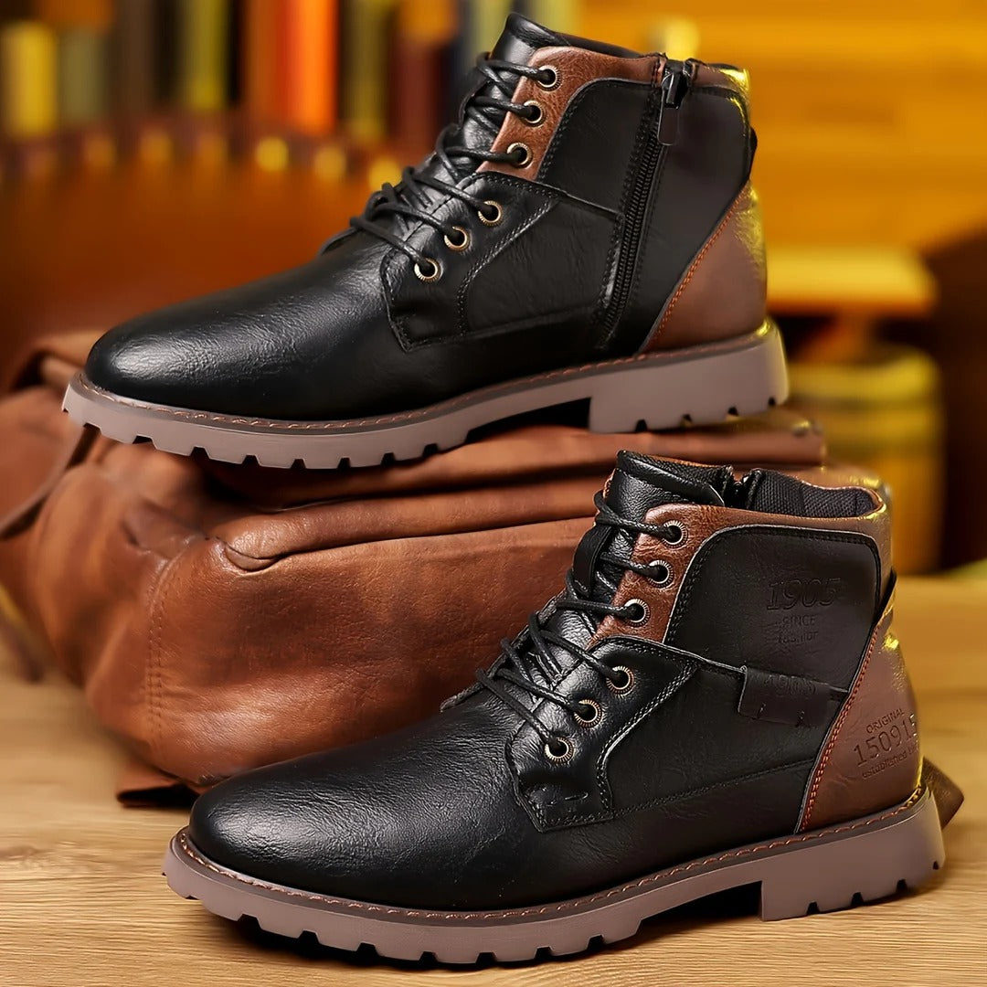 Kenneth | Brown Casual Lace-Up Boots