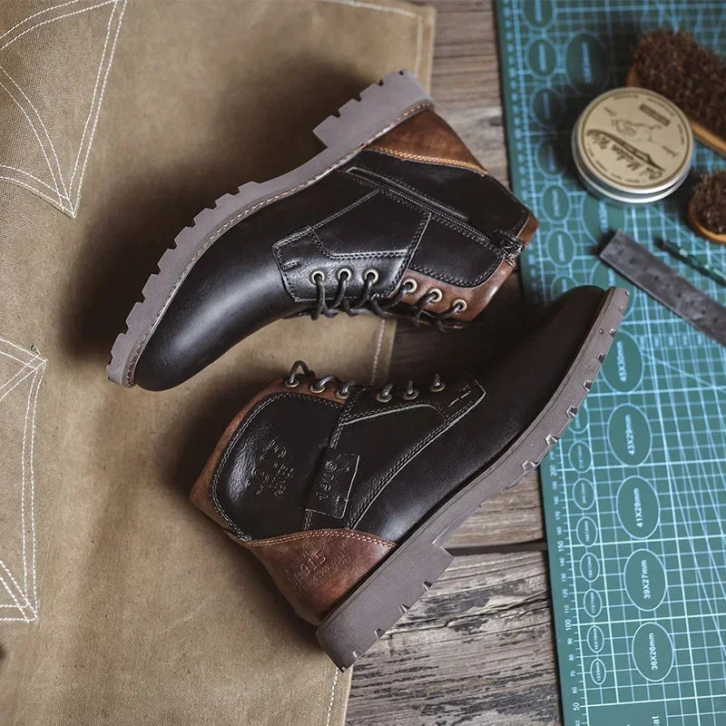 Kenneth | Brown Casual Lace-Up Boots