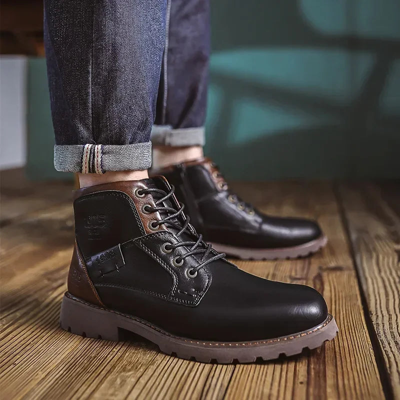 Kenneth | Brown Casual Lace-Up Boots