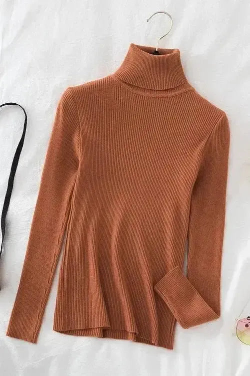 Kirsteen | Ivory Ribbed Roll-Neck Jumper