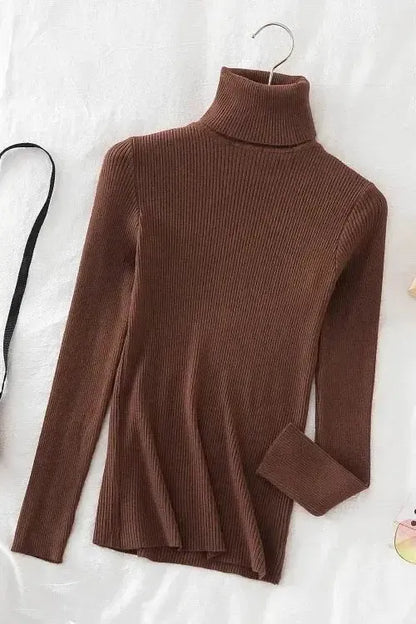 Kirsteen | Ivory Ribbed Roll-Neck Jumper