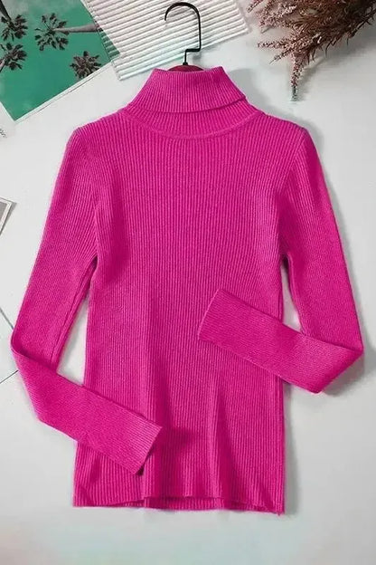 Kirsteen | Ivory Ribbed Roll-Neck Jumper