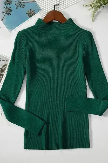 Kirsteen | Ivory Ribbed Roll-Neck Jumper