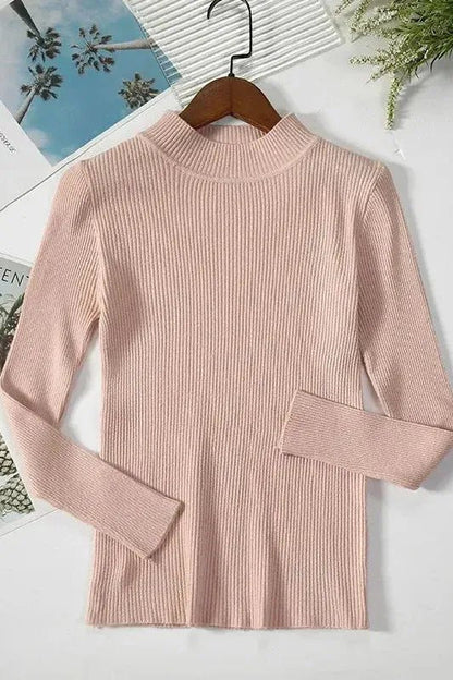 Kirsteen | Ivory Ribbed Roll-Neck Jumper