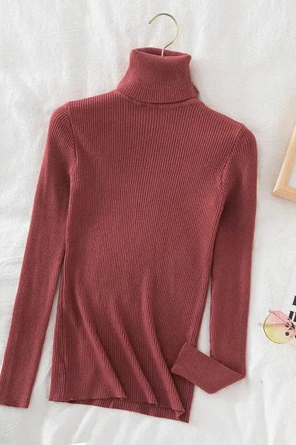Kirsteen | Ivory Ribbed Roll-Neck Jumper