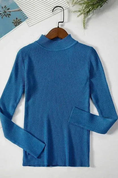 Kirsteen | Ivory Ribbed Roll-Neck Jumper