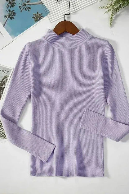 Kirsteen | Ivory Ribbed Roll-Neck Jumper