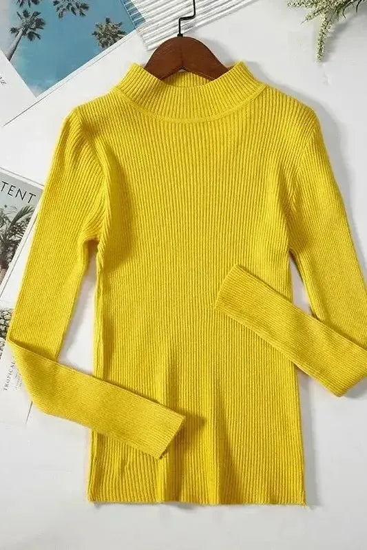 Kirsteen | Ivory Ribbed Roll-Neck Jumper