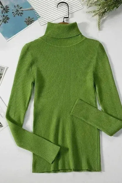 Kirsteen | Ivory Ribbed Roll-Neck Jumper