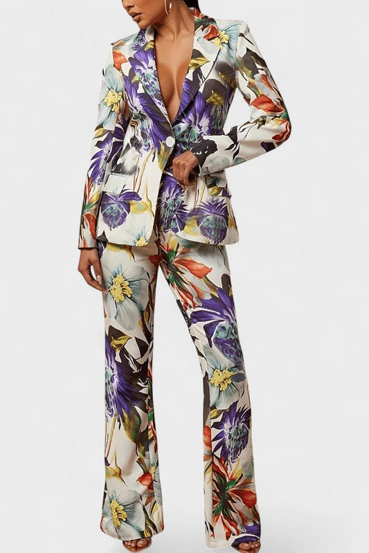 Kirsteen | Floral Blazer & Trouser Set